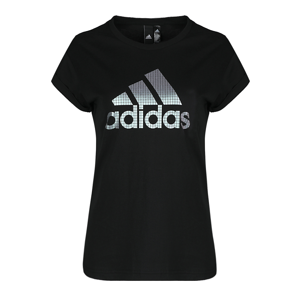 adidas阿迪达斯2018女子GFX SS T BOS圆领短T恤DM5345