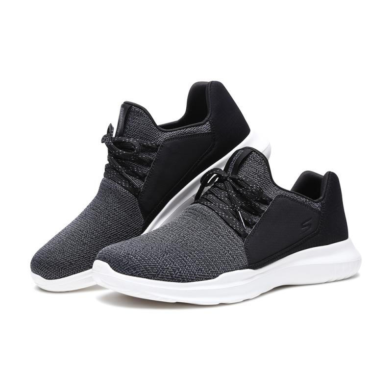 斯凯奇男鞋秋季款耐磨网布轻便透气运动跑步鞋55112/B KW