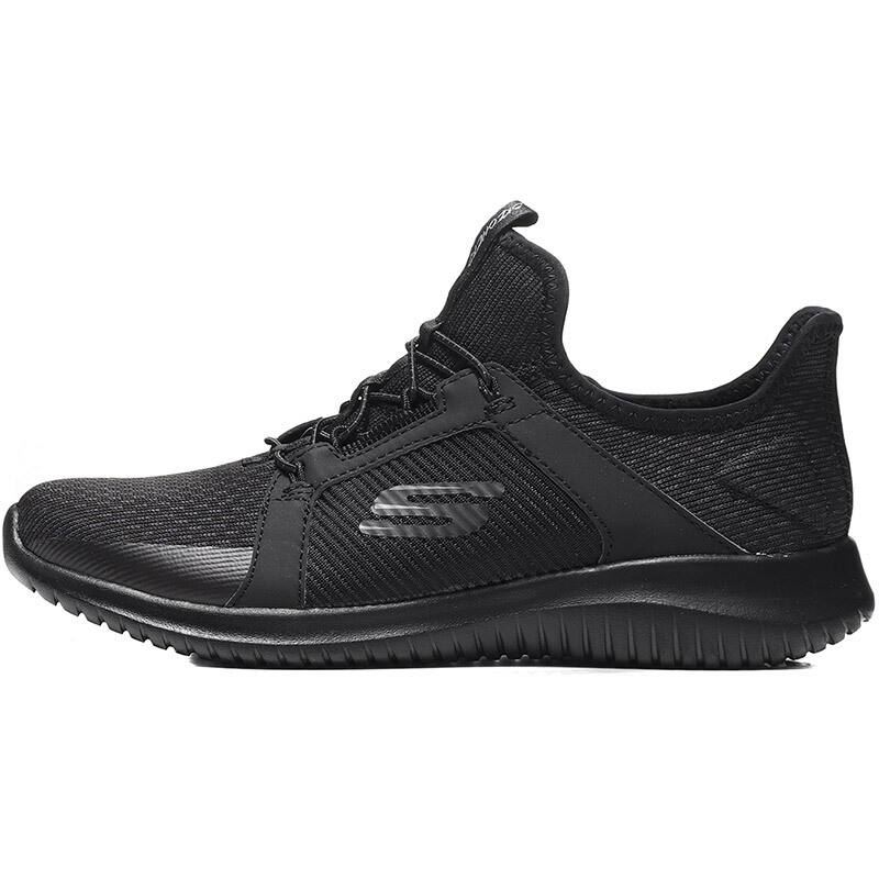 斯凯奇休闲鞋男女低帮鞋12832/B BK