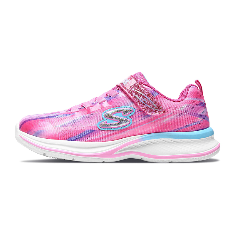 Skechers斯凯奇女鞋魔术贴大童运动鞋81392L/PKMT
