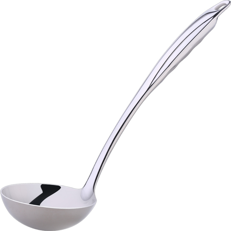 SSG304不锈钢勺子大汤勺长柄家用加厚粥勺大号厨房捞面火锅大漏勺