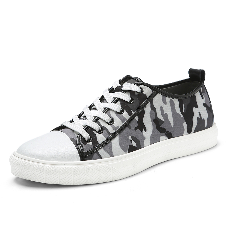 斯米尔(Simier)男鞋韩版潮流百搭运动休闲鞋迷彩板鞋男透气男士鞋子男潮鞋