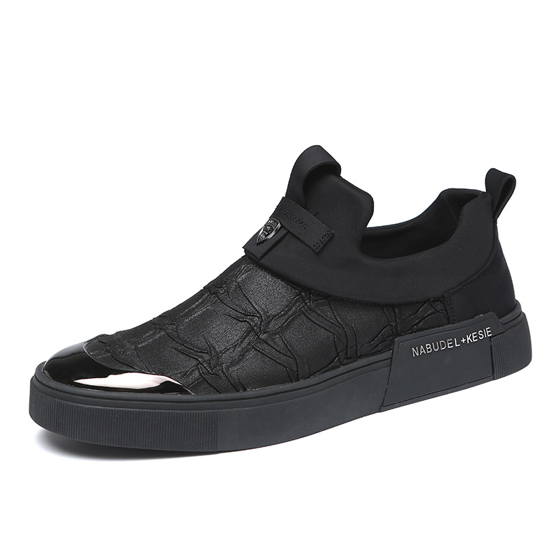 斯米尔(Simier)板鞋男韩版潮流百搭懒人一脚蹬男士休闲鞋布鞋男鞋夏季透气