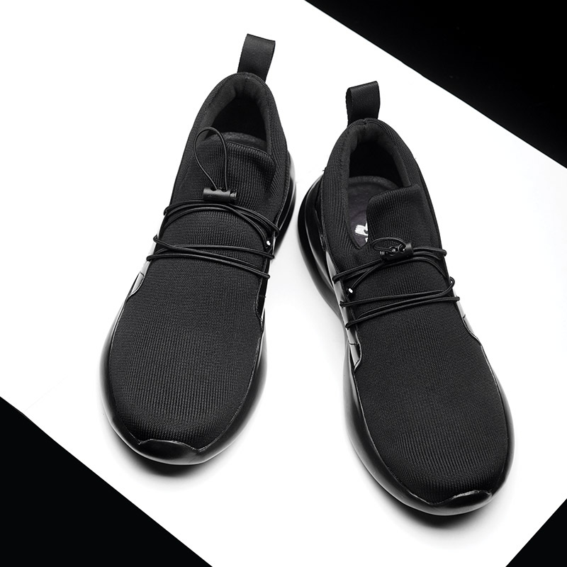 欧洲站弹力椰子鞋男透气运动休闲鞋潮韩版潮流百搭飞织网面跑步鞋