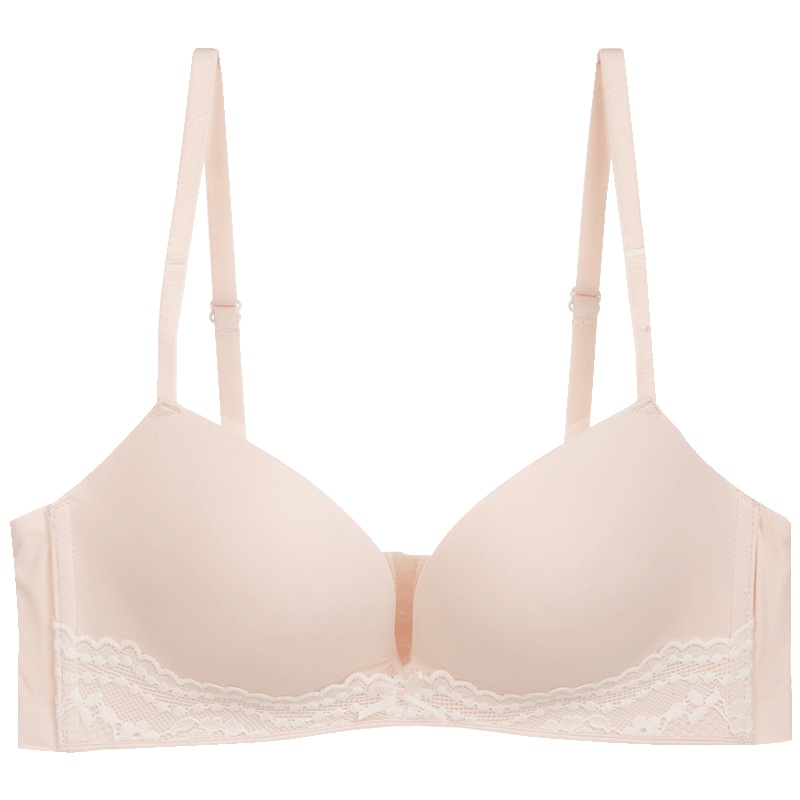 阪织屋内衣女无痕无钢圈美背文胸秋季聚拢少女可爱聚拢胸罩