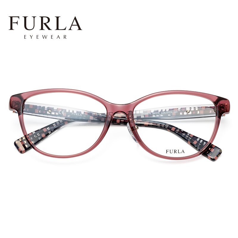 FURLA芙拉2018新款小框眼镜架小脸全框时尚眼镜框女潮个性