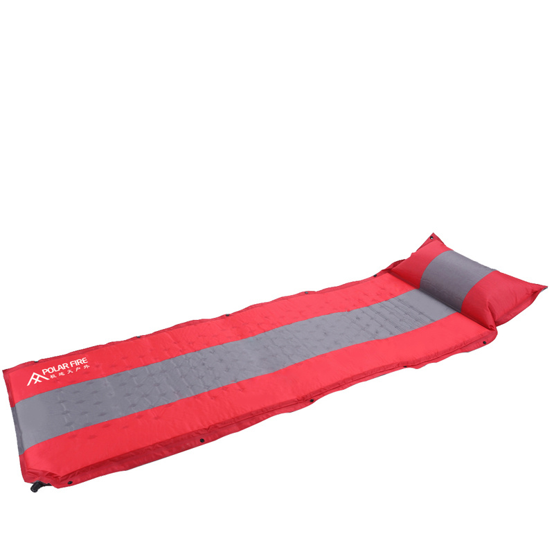极地火户外防潮自动充气垫单人垫可拼接便携双人旅行睡垫野餐垫QD301
