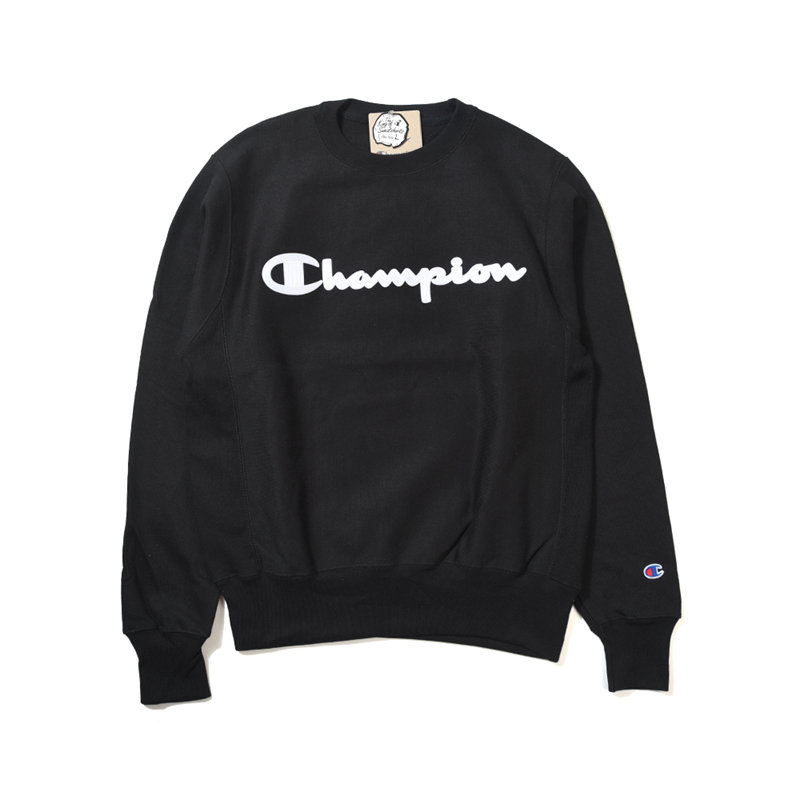 champion 冠军男士秋冬季新款字母全写LOGO圆领长袖卫衣 CHA-GF70-Y07043