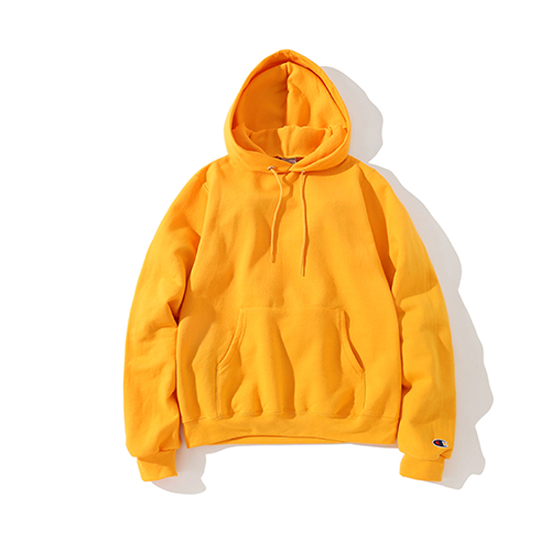 champion 冠军经典18 秋冬加厚连帽套头卫衣刺绣男女情侣款 S700