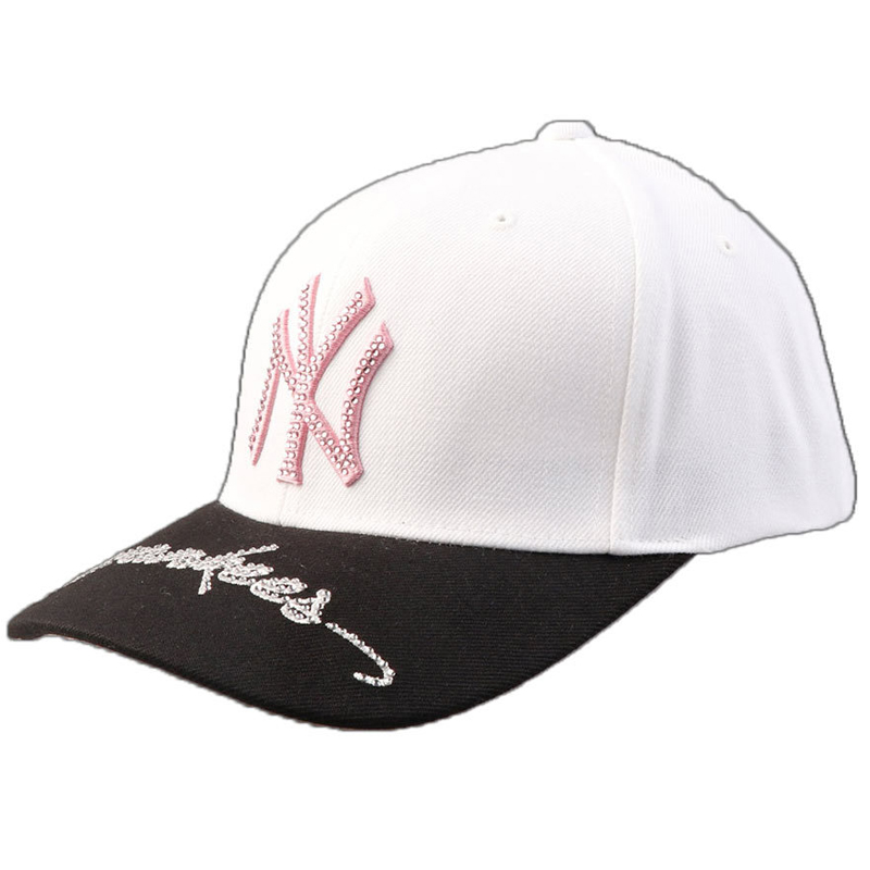 MLB 洋基队NY棒球帽 男女通用款亮钻 鸭舌帽 32CPIB741-50P
