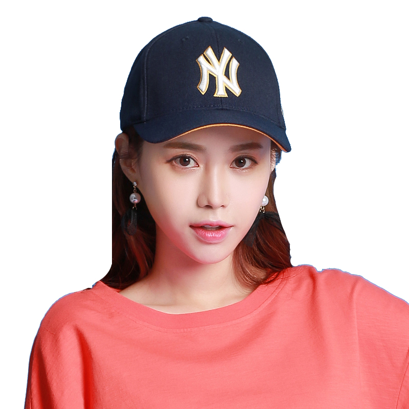 MLB 洋基队NY深蓝刺绣男女棒球帽百搭 运动鸭舌帽休闲帽 32CP85611-50N