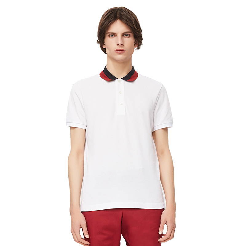 Gucci/古驰 古奇T恤男士撞色POLO衫418421