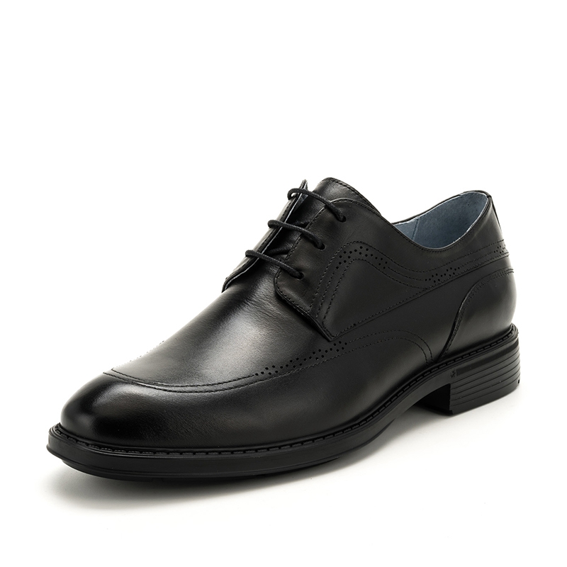 星期六男鞋（ST&SAT)专柜同款牛皮革系带商务正装皮鞋SS81124225