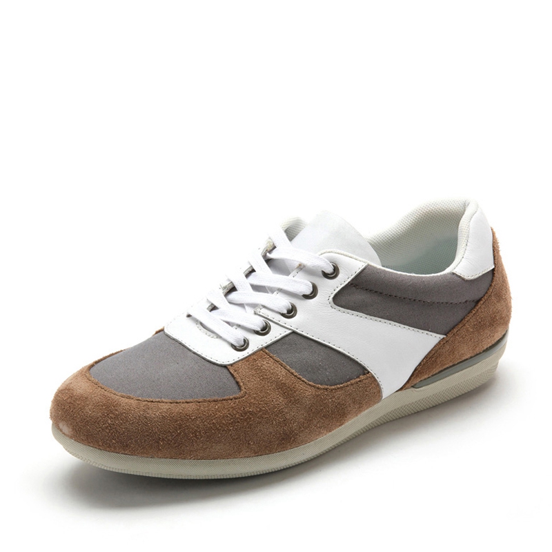 星期六(ST&SAT)男鞋牛皮革圆头拼色平底时尚休闲鞋SS51126406