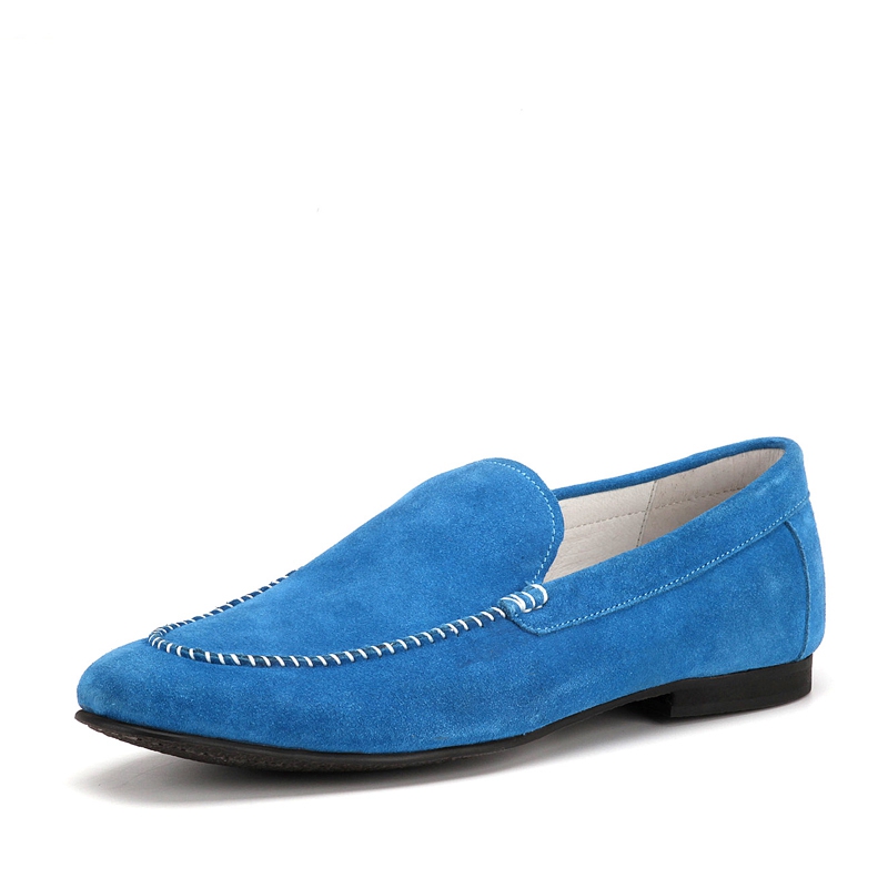 星期六(ST&SAT)男鞋牛皮革圆头低跟方跟时尚休闲鞋SS51124901