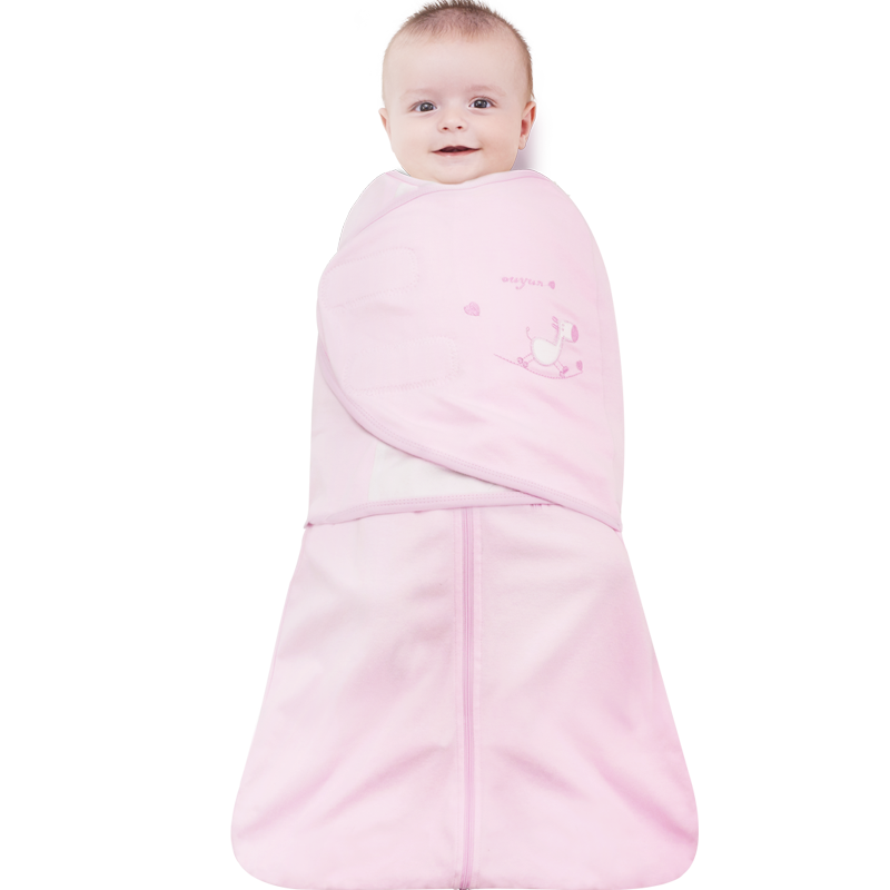 欧孕(OUYUN)新生婴儿襁褓防惊跳睡袋 纯棉包被0宝宝3防惊吓6个月包巾