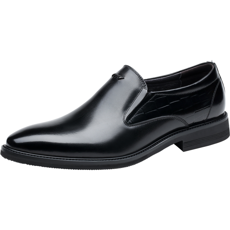 澳伦男鞋秋季新款商务正装鞋套脚舒适透气正装皮鞋男