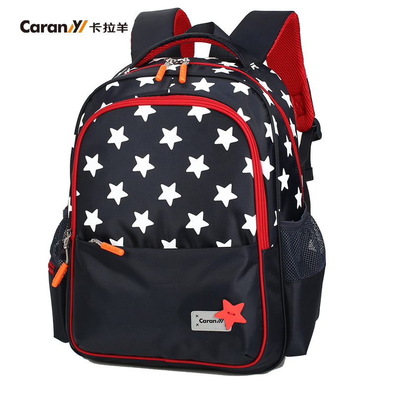 卡拉羊Carany小学生书包男1-3年级韩版可爱卡通双肩背包女儿童减负护脊 减负护脊 呵护孩子健康成长涤纶CX2595
