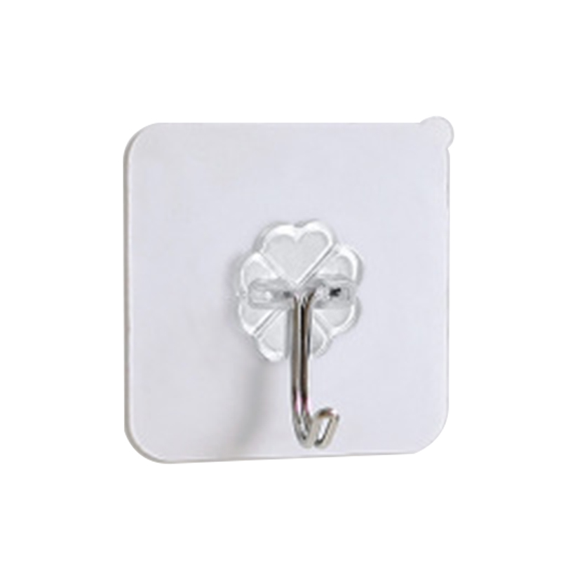 奕辰 粘胶挂钩厨房浴室免孔承重创意吸盘粘贴壁挂钩无痕粘钩 24个装