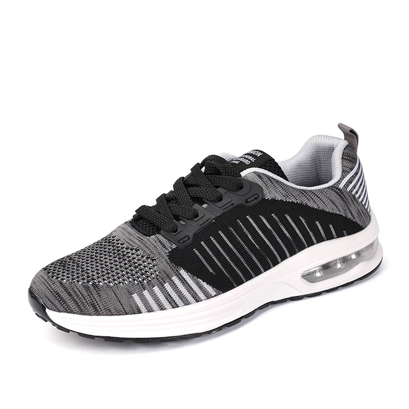 华伦世家(Valln Family)简约网布运动休闲鞋飞织男鞋新款韩版运动休闲跑鞋板鞋秋百搭潮鞋