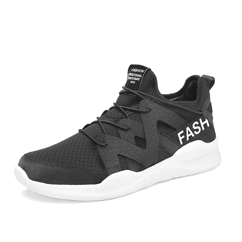 华伦世家(Valln Family)简约网布运动休闲鞋 男鞋韩版运动鞋透气跑步鞋网鞋百搭休闲鞋