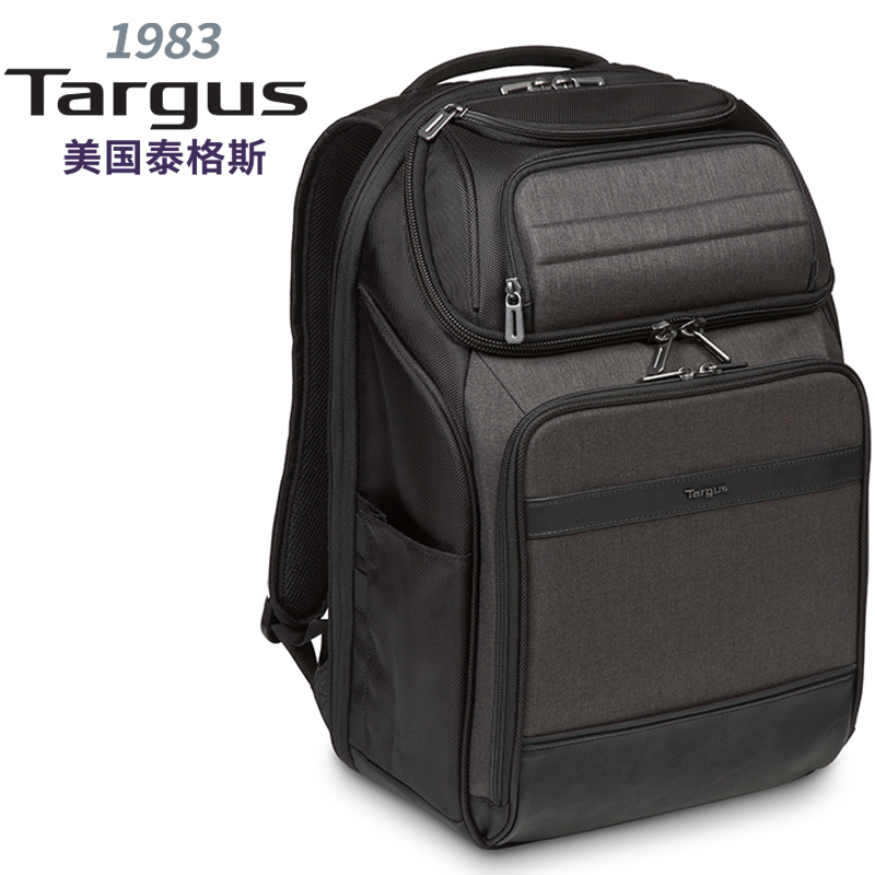 Targus/泰格斯商务大容量背包笔记本双肩包时尚电脑包男潮TSB913