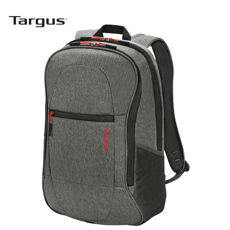 Targus/泰格斯夜反光15.6寸双肩电脑背包时尚潮流通勤男防泼水TSB896灰色