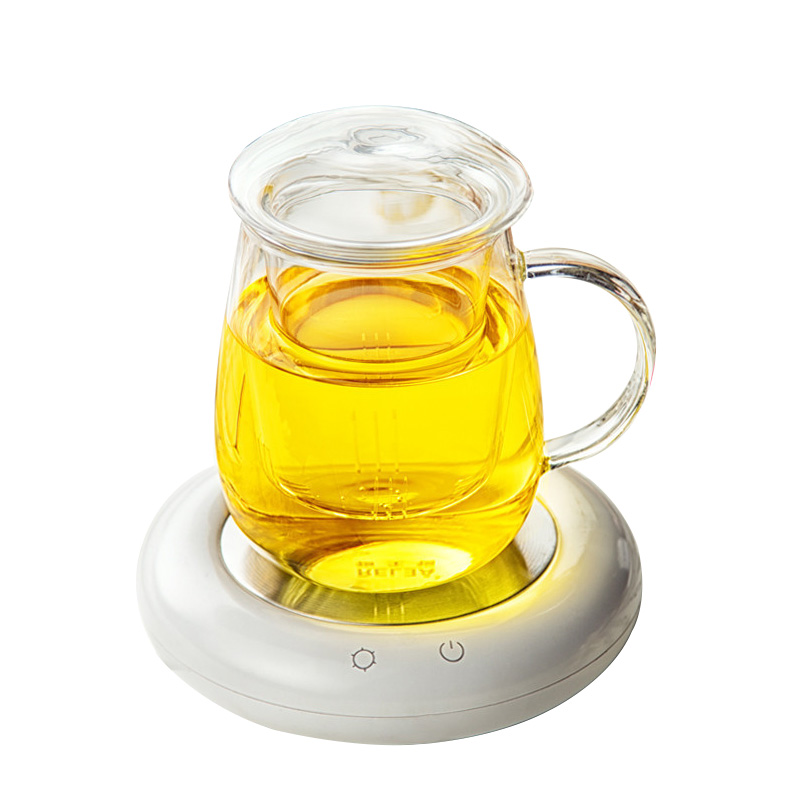 物生物(RELEA) 带盖玻璃杯水杯创意过滤茶杯恒温宝套装蘑菇杯 恒温宝套装