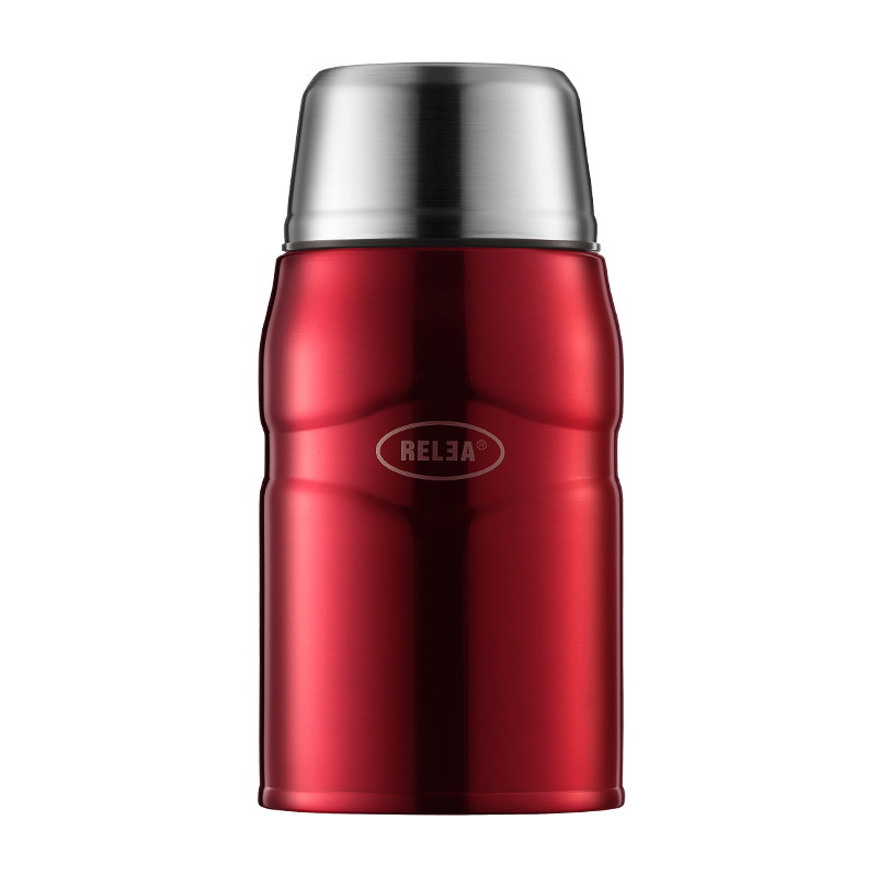 物生物(RELEA)焖烧杯304不锈钢焖烧杯闷烧杯儿童成人保温饭盒焖烧壶保温桶焖粥800ml