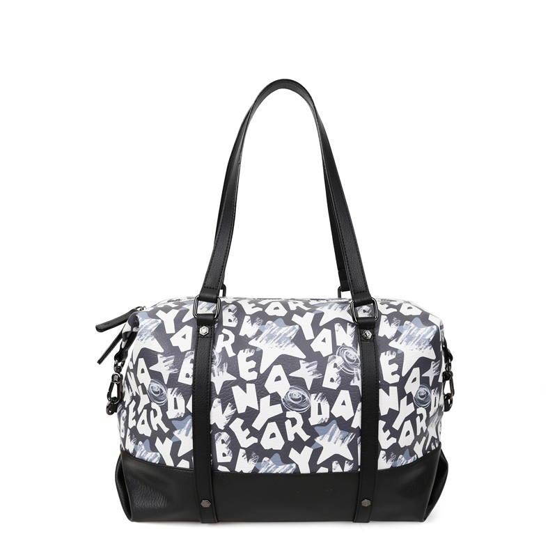 DANNY BEAR JEANS涂鸦字母休闲百搭单肩包DJB6811038B