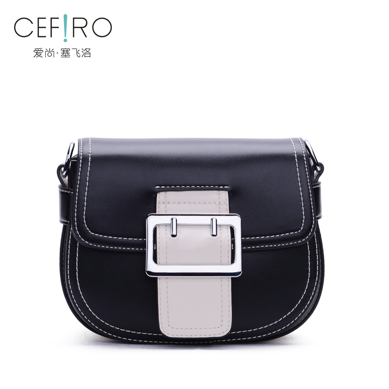 ins超火2018新款潮流女包韩版个性时尚百搭宽肩带单肩斜跨马鞍包