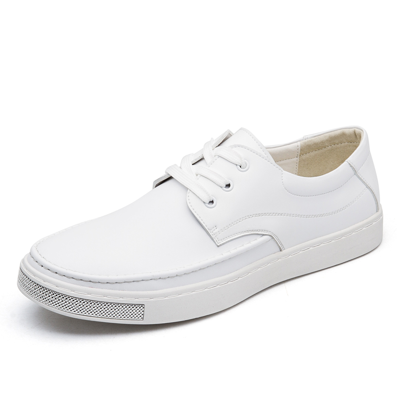 欧利萨斯OULISASI男士休闲金属镶边时尚轻便系带板鞋