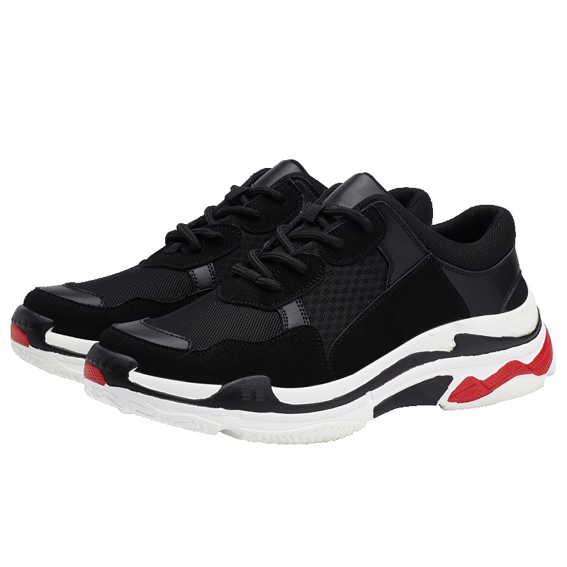 欧利萨斯OULISASI男士网面拼接老爹鞋运动休闲男鞋