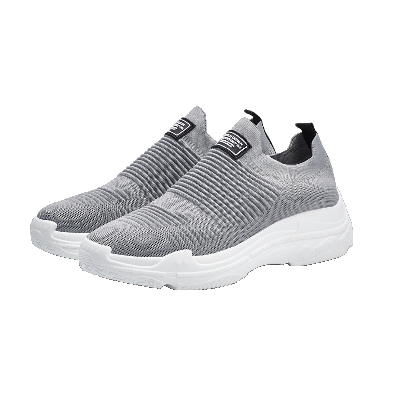 欧利萨斯OULISASI一脚蹬男鞋透气跑步鞋轻便运动网鞋男