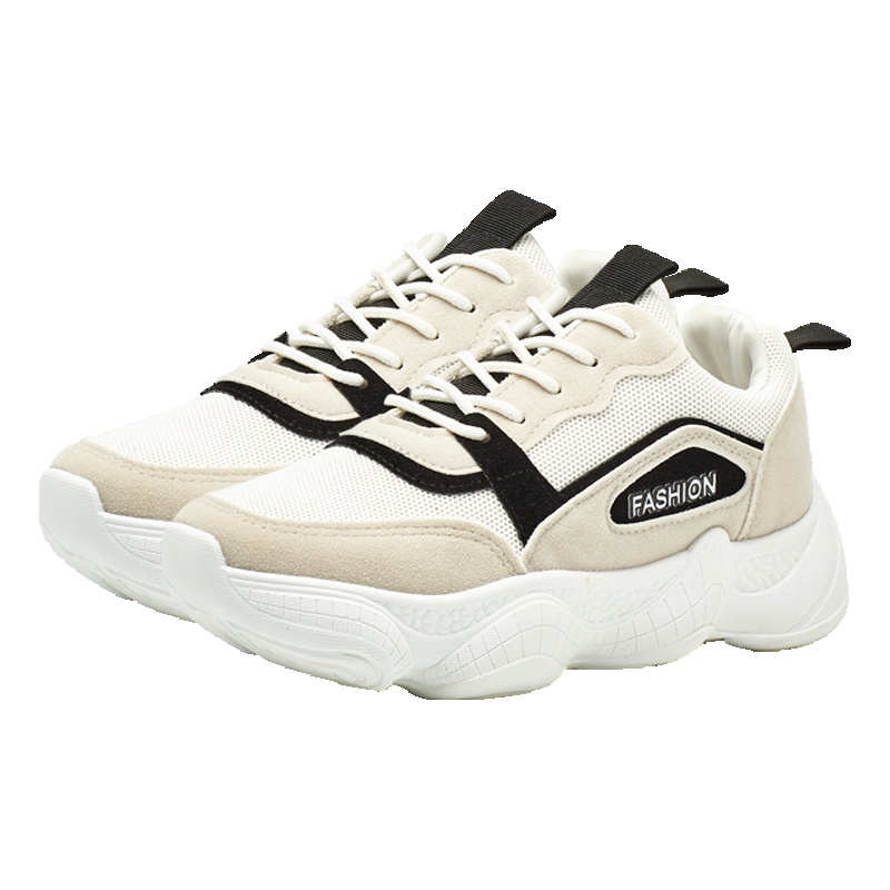 图思龙女运动鞋小白鞋 百搭女士老爹鞋休闲女鞋女款小白鞋子