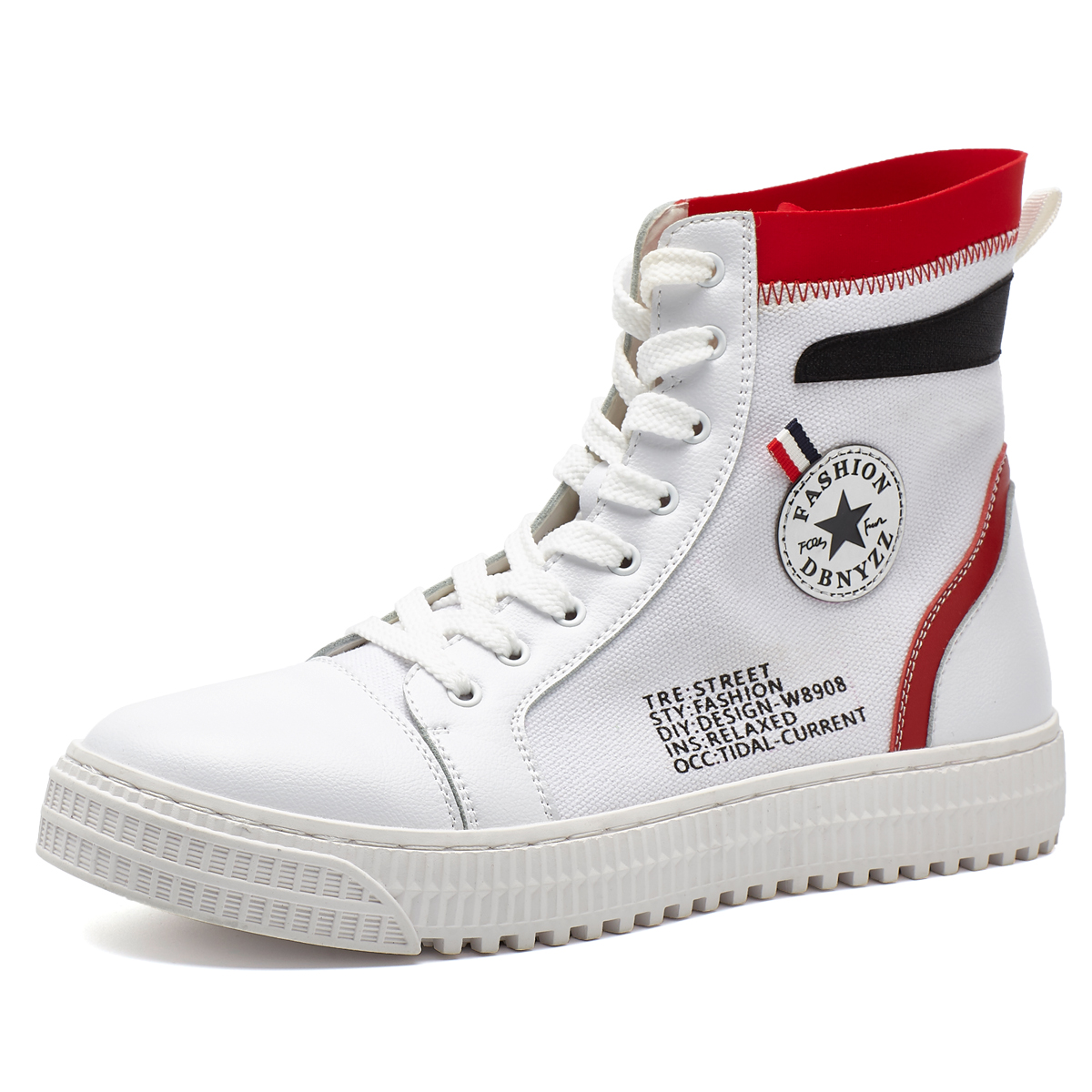 高帮鞋男鞋秋季韩版潮流老爹鞋男嘻哈高邦运动鞋子男休闲板鞋