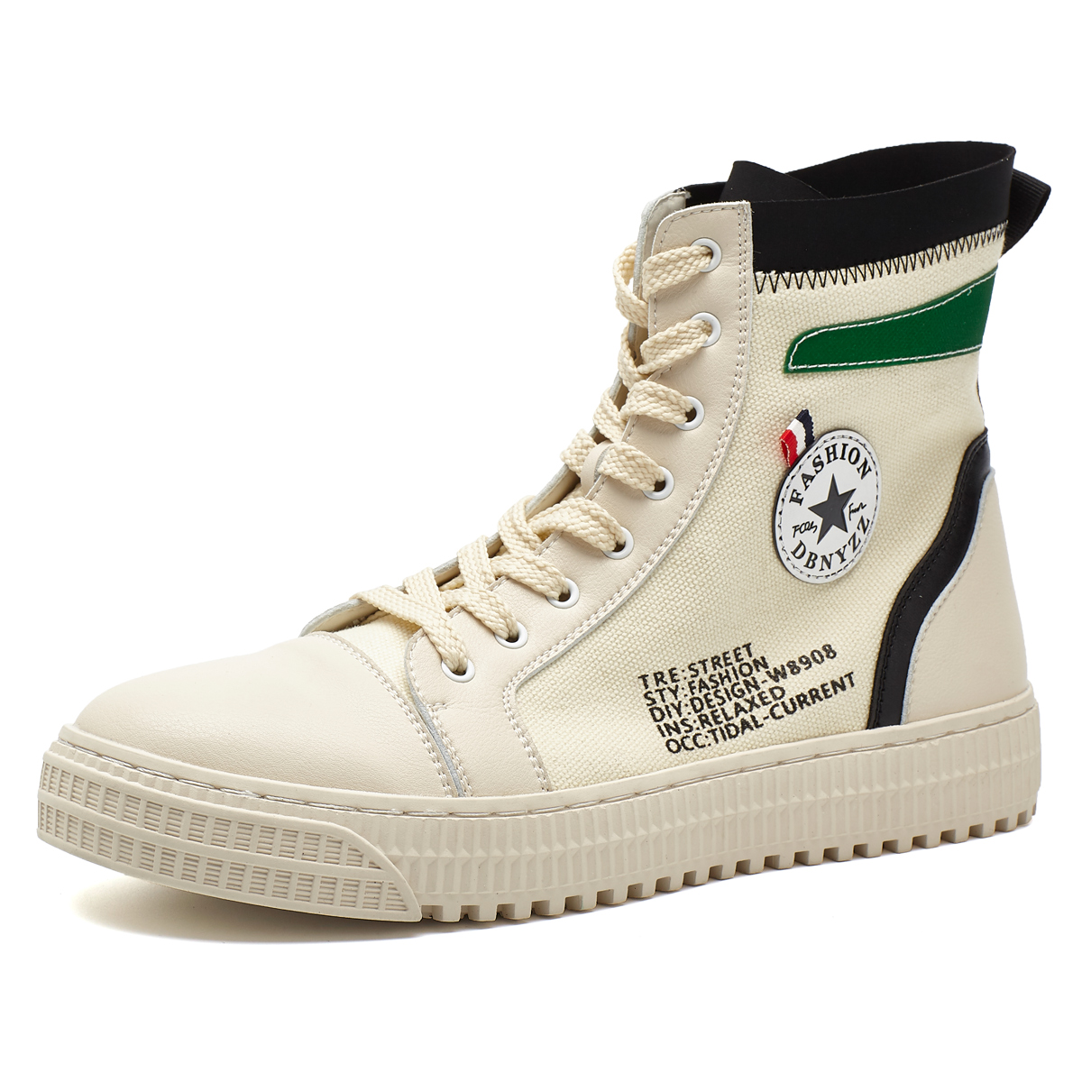 高帮鞋男鞋秋季韩版潮流老爹鞋男嘻哈高邦运动鞋子男休闲板鞋