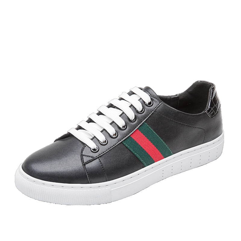 欧利萨斯潮流舒适柔软系带男士板鞋休闲男鞋