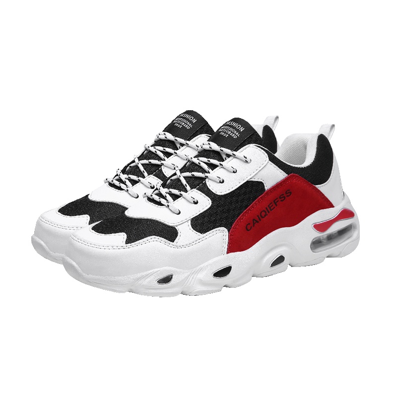 新款运动休闲鞋气垫底潮流INS老爹鞋舒适透气男鞋