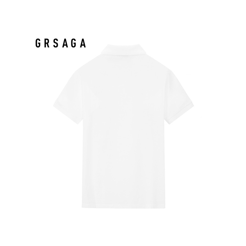 GRSAGA夏季休闲白色系T恤11723611145