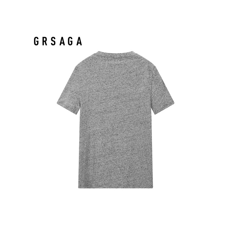 GRSAGA夏季休闲灰色系T恤11723611096