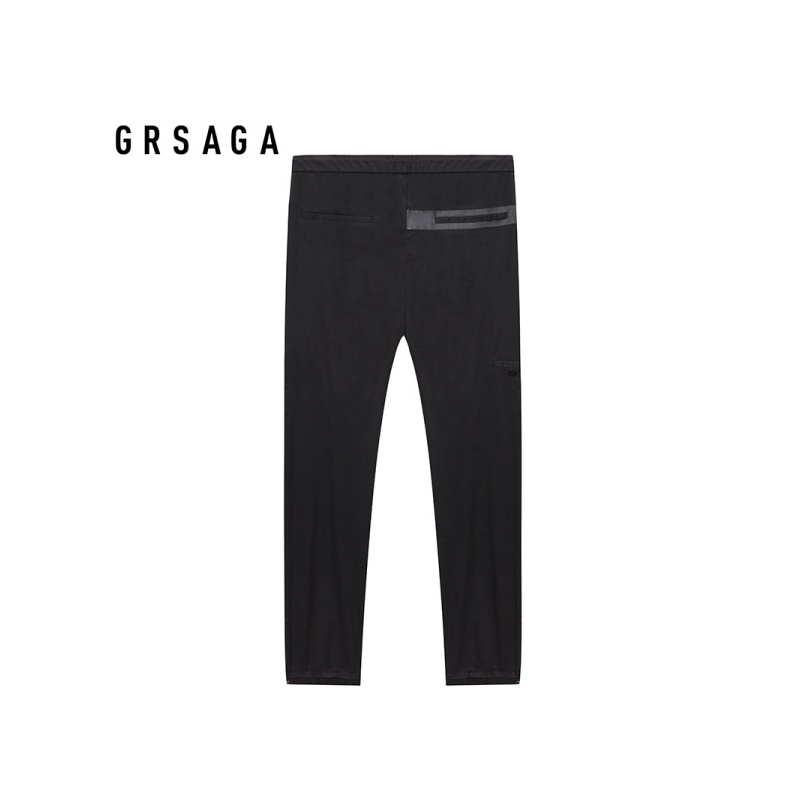 GRSAGA夏季休闲黑色系休闲裤11723028682