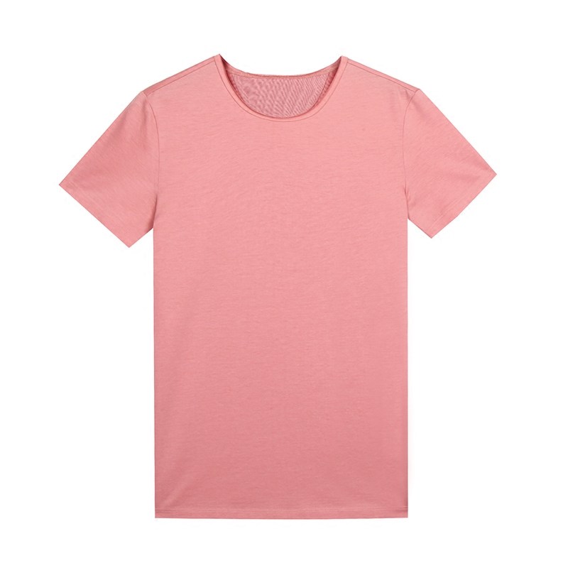 莫畏男装 夏季新品时尚休闲修身天丝棉圆领短袖T恤男打底衫