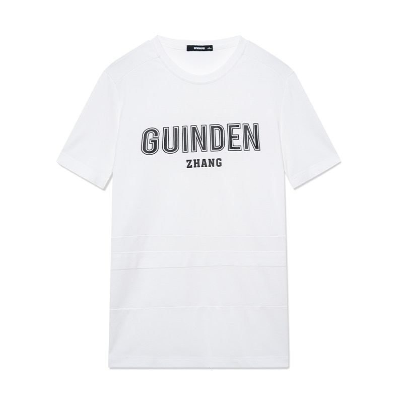 莫畏男士短袖男装圆领T恤个性字母印花新款夏季短袖T恤男潮