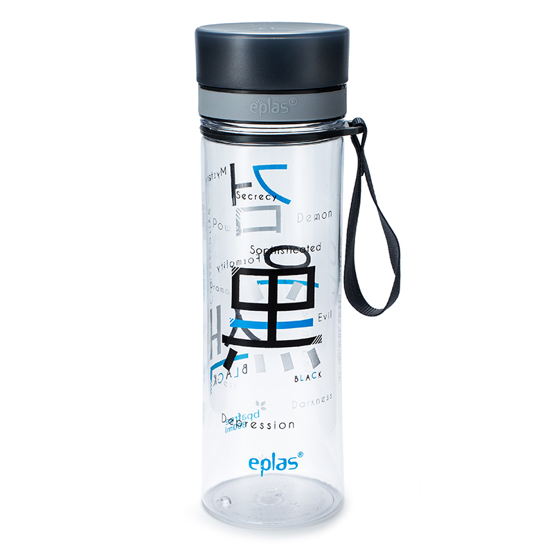Eplas Tritan太空杯塑料水杯成人便携提绳时尚印花学生情侣随手杯800ml