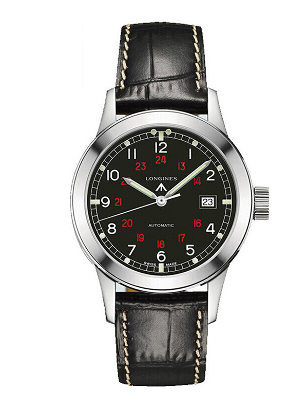 浪琴(LONGINES)手表男士手表经典复刻系列机械表 男 L2.832.4.53.0