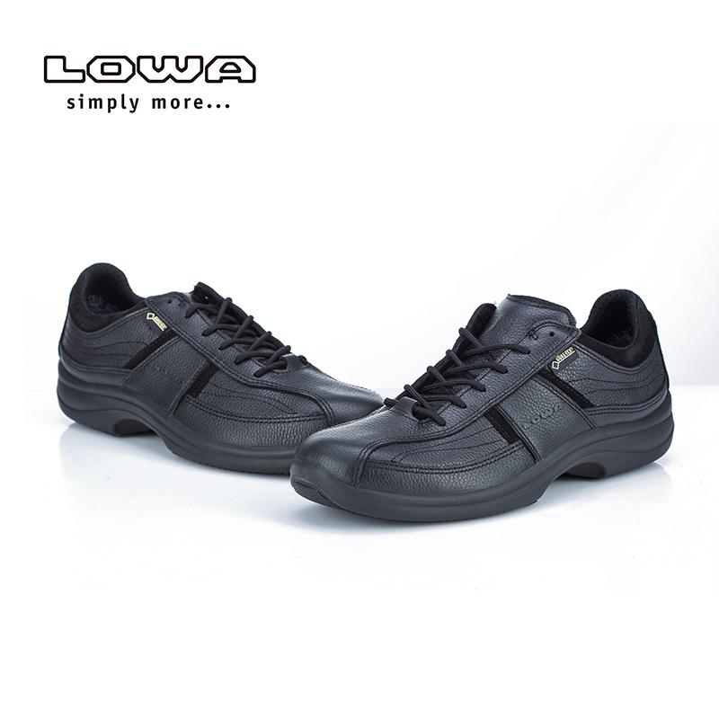 LOWA（德国）户外运动男款GORE-TEX防泼水透气轻便低帮徒步休闲鞋L310503