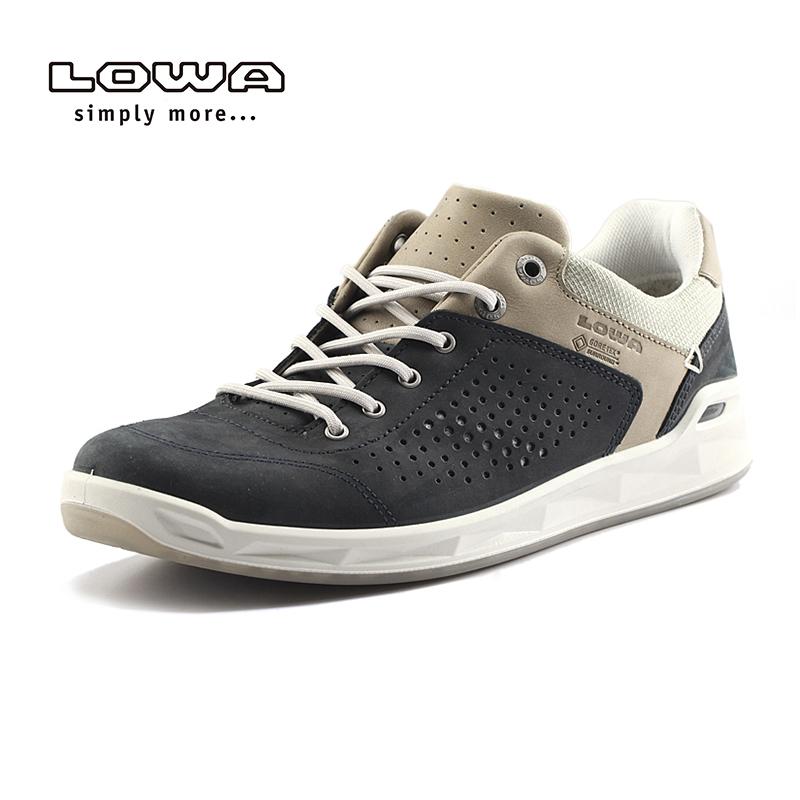 LOWA（德国）户外运动男款GORE-TEX防水防滑舒适商务休闲低帮板鞋L310800