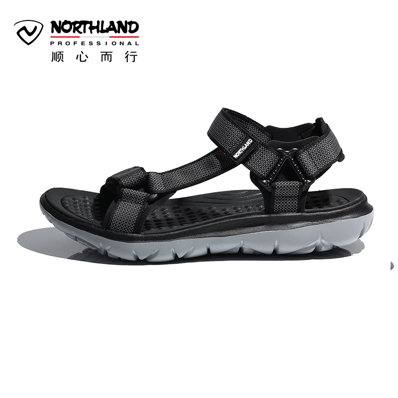 诺诗兰（NORTHLAND）户外男士休闲运动凉鞋鞋透气沙滩鞋FS075019