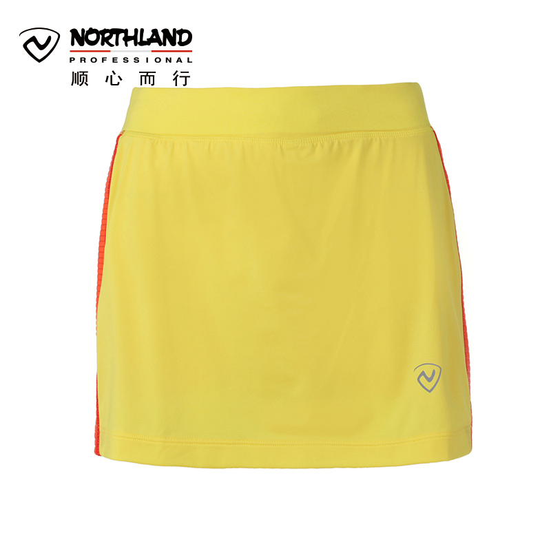 诺诗兰NORTHLAND 春夏户外女士弹力跑步双层速干短裤GQ052410